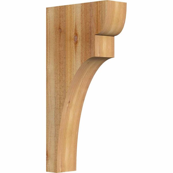 Ekena Millwork Yorktown Rough Sawn Corbel, Western Red Cedar, 4"W x 12"D x 24"H COR04X12X24YOR00RWR - main